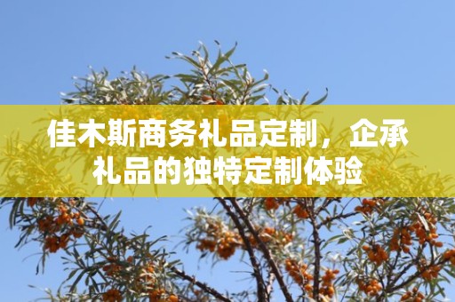 佳木斯商务礼品定制，企承礼品的独特定制体验